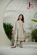 Two Piece Stitched Embroidered Suit -  Winters 2024