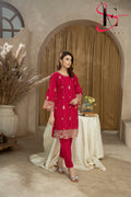 Two Piece Stitched Embroidered Suit -  Winters 2024