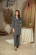 Two Piece Stitched Embroidered Suit -  Winters 2024