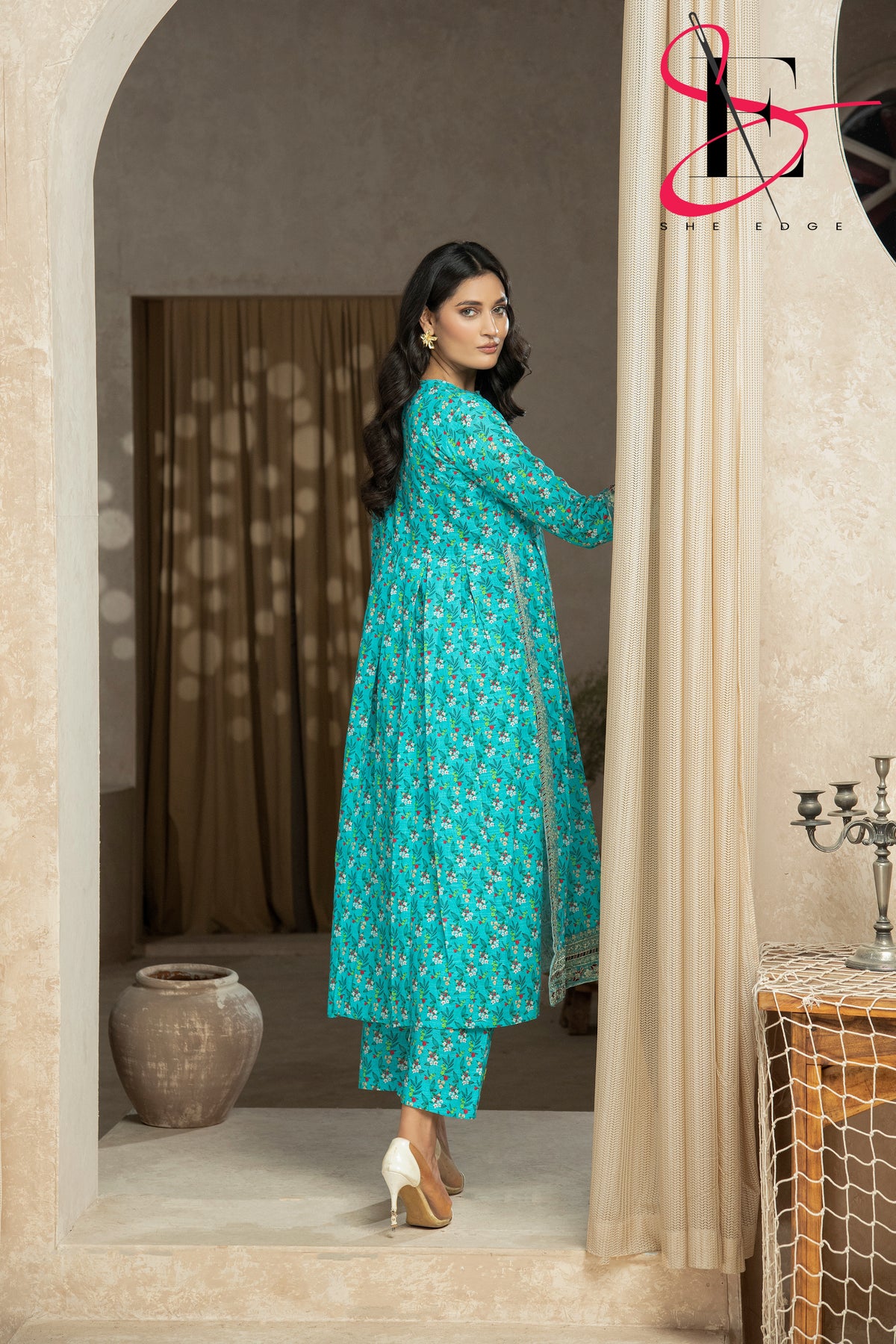 Two Piece Stitched Embroidered Suit -  Winters 2024