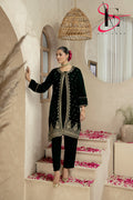 Two Piece Stitched Velvet Suit -  Winters 2024
