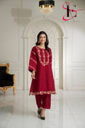 Two Piece Stitched Embroidered Suit -  Winters 2024