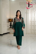 Two Piece Stitched Embroidered Suit -  Winters 2024