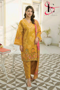 Three Piece Embroidered Suit - Summers 2024