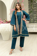 Two Piece Stitched Embroidered Suit -  Winters 2023