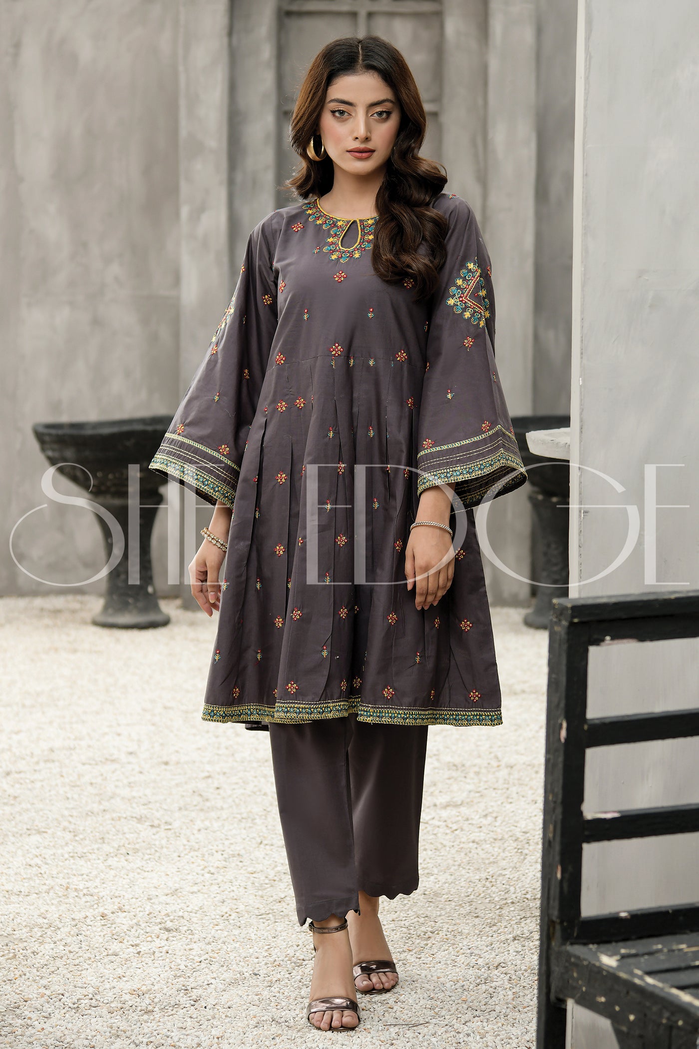 2 Piece Stitched Embroidered Suit - Summers 2023 Sale 2 Piece Stitched Embroidered Suit - Summers 2023 Sale