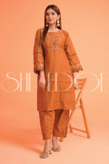2 Piece Stitched Embroidered Suit -  Fall 2023