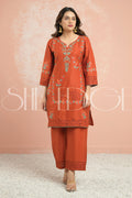 2 Piece Stitched Embroidered Suit -  Summers 2023