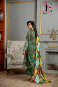 Three Piece Festive Stiched Embroidered Suit - Summers 2025