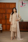 Three Piece Festive Stiched Embroidered Suit - Summers 2025