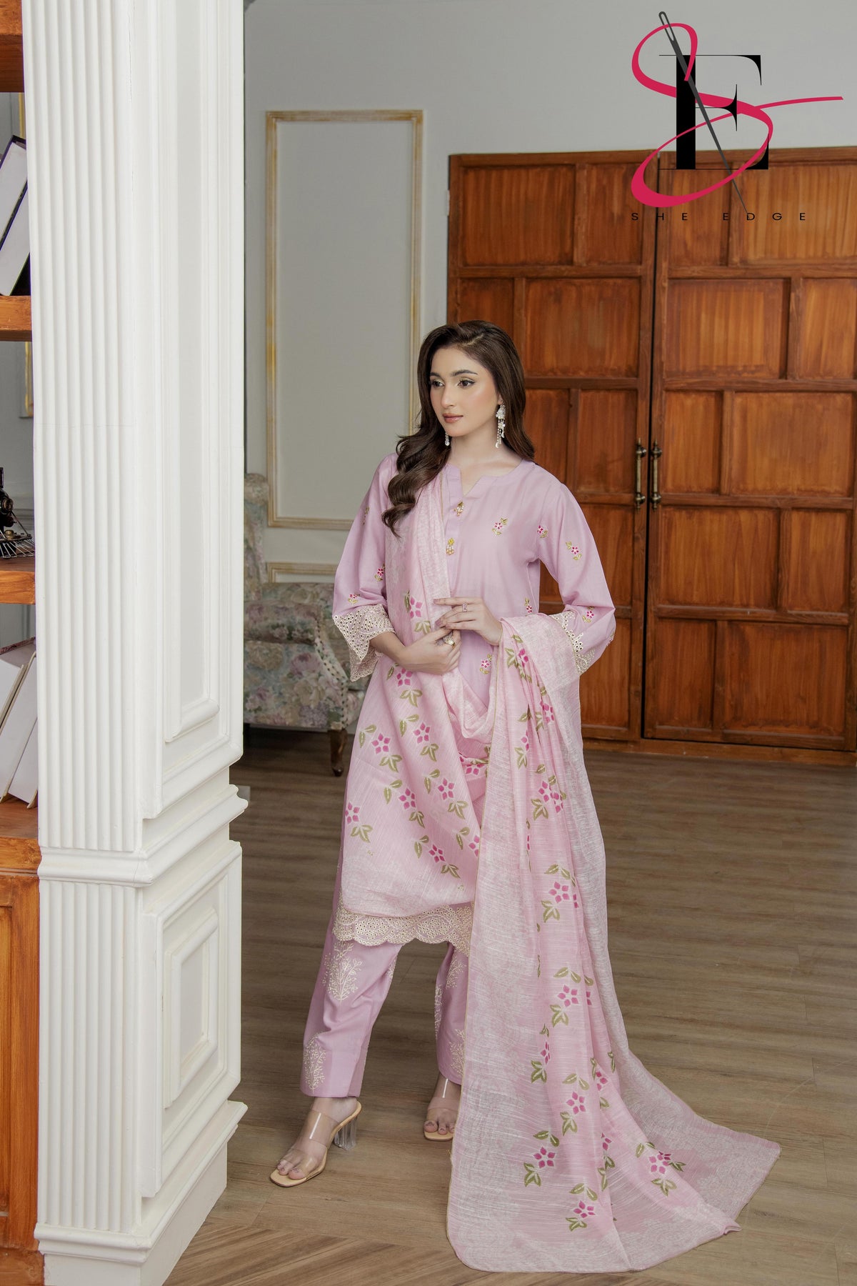 Three Piece Stitched Embroidered Suit - Summers 2025