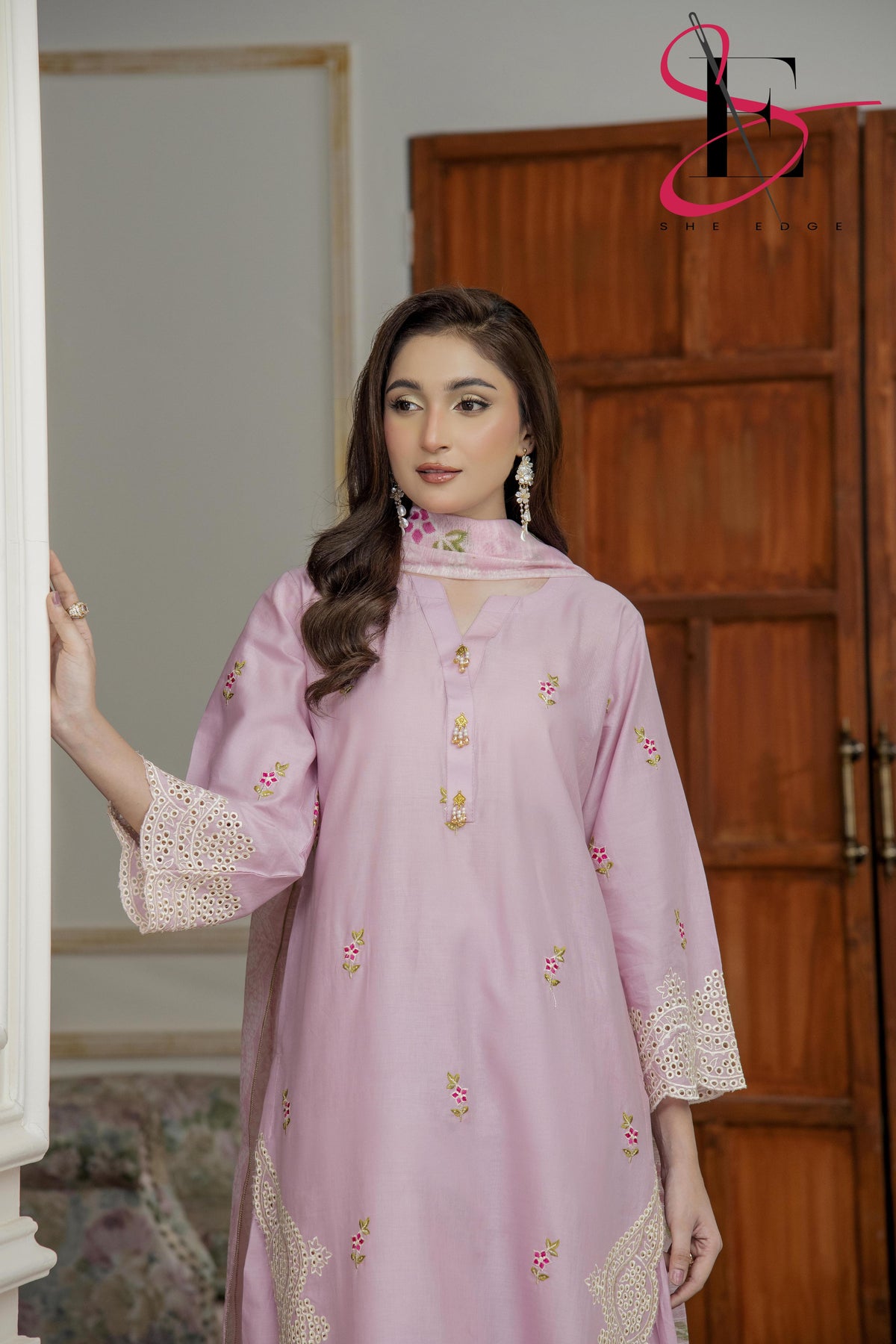 Three Piece Stitched Embroidered Suit - Summers 2025