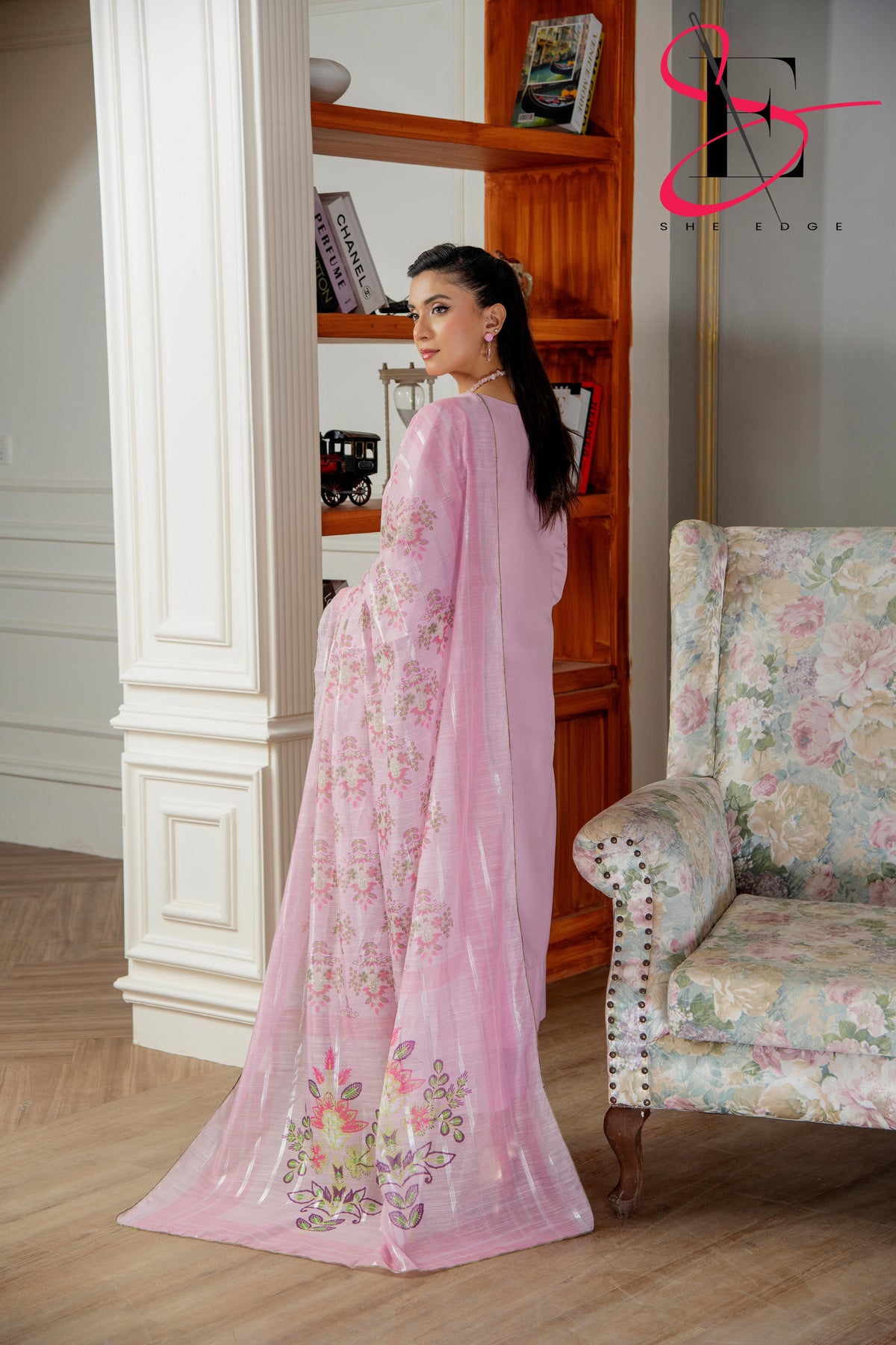 Three Piece Festive Stiched Embroidered Suit - Summers 2025