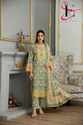 Three Piece Festive Stiched Embroidered Suit - Summers 2025
