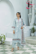 Three Piece Stitched Embroidered Suit - Summers 2025