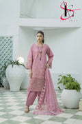 Three Piece Stitched Embroidered Suit - Summers 2025
