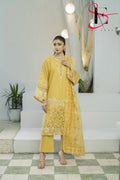 Three Piece Stitched Embroidered Suit - Summers 2025