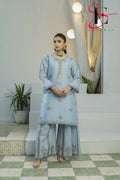 Two Piece Stitched Embroidered Casual Suit - Summers 2025