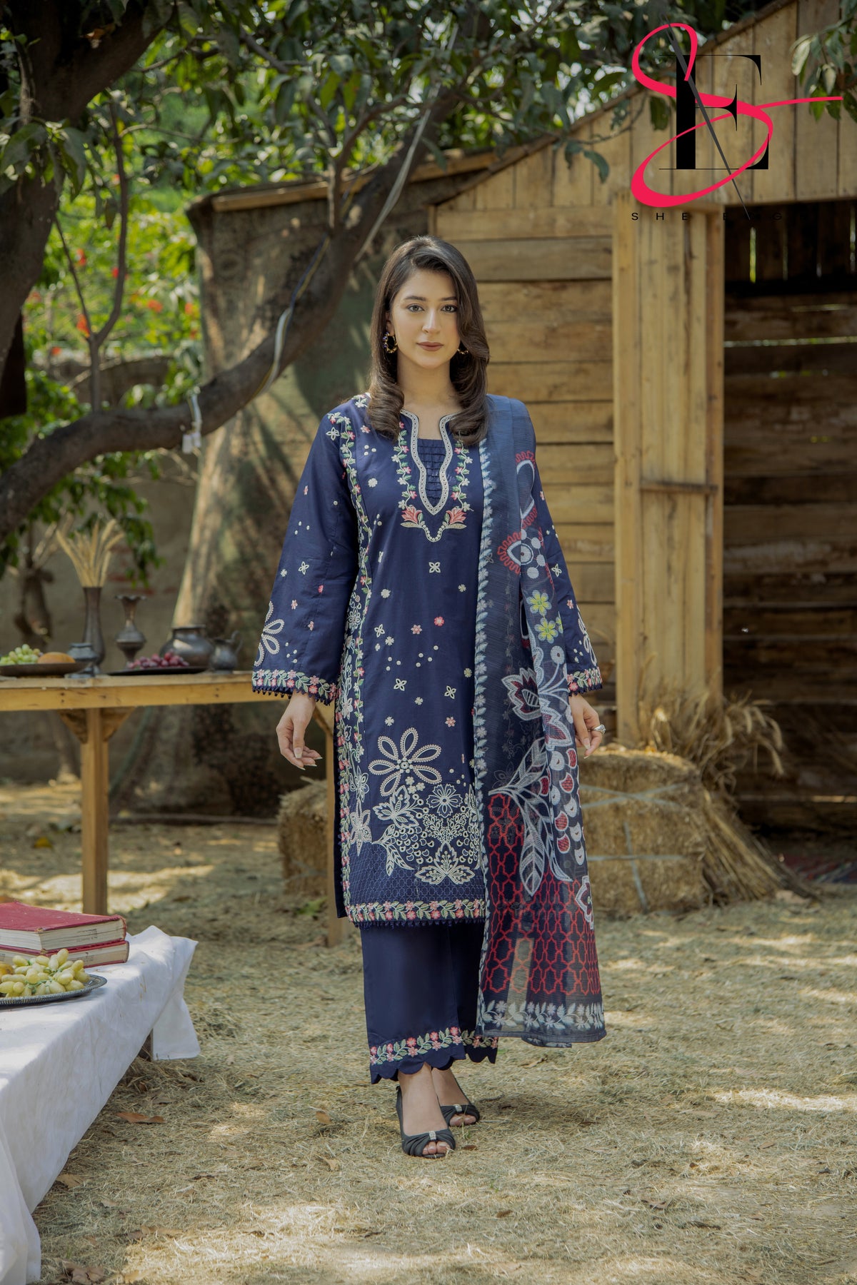 Three Piece Stitched Embroidered Suit - Summers 2025