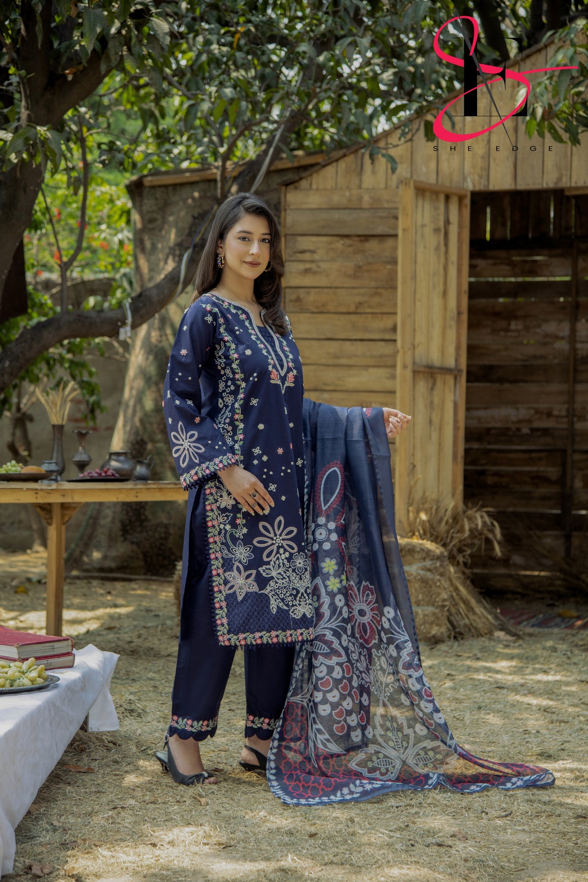 Three Piece Stitched Embroidered Suit - Summers 2025