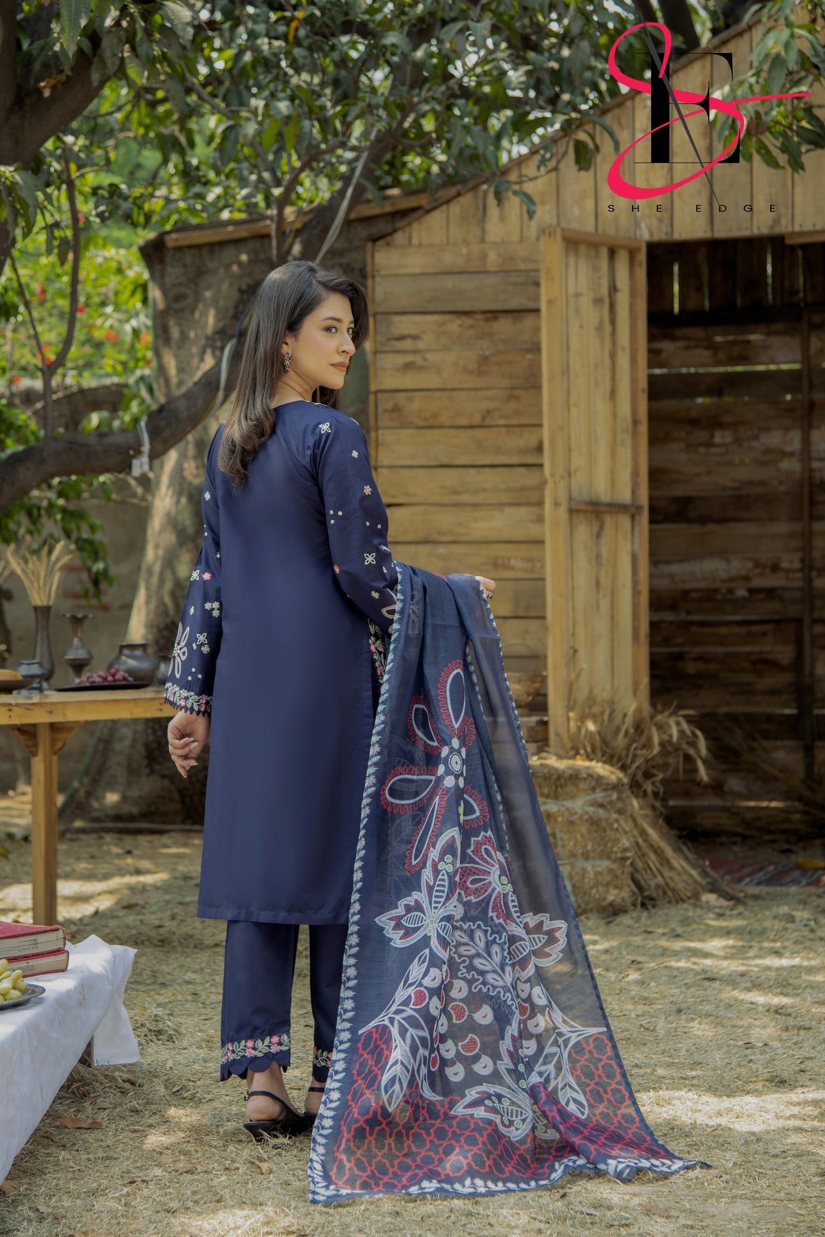 Three Piece Stitched Embroidered Suit - Summers 2025