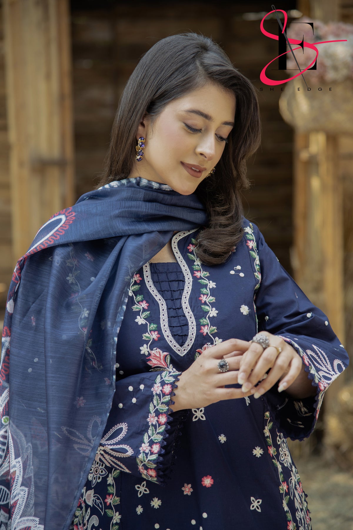 Three Piece Stitched Embroidered Suit - Summers 2025