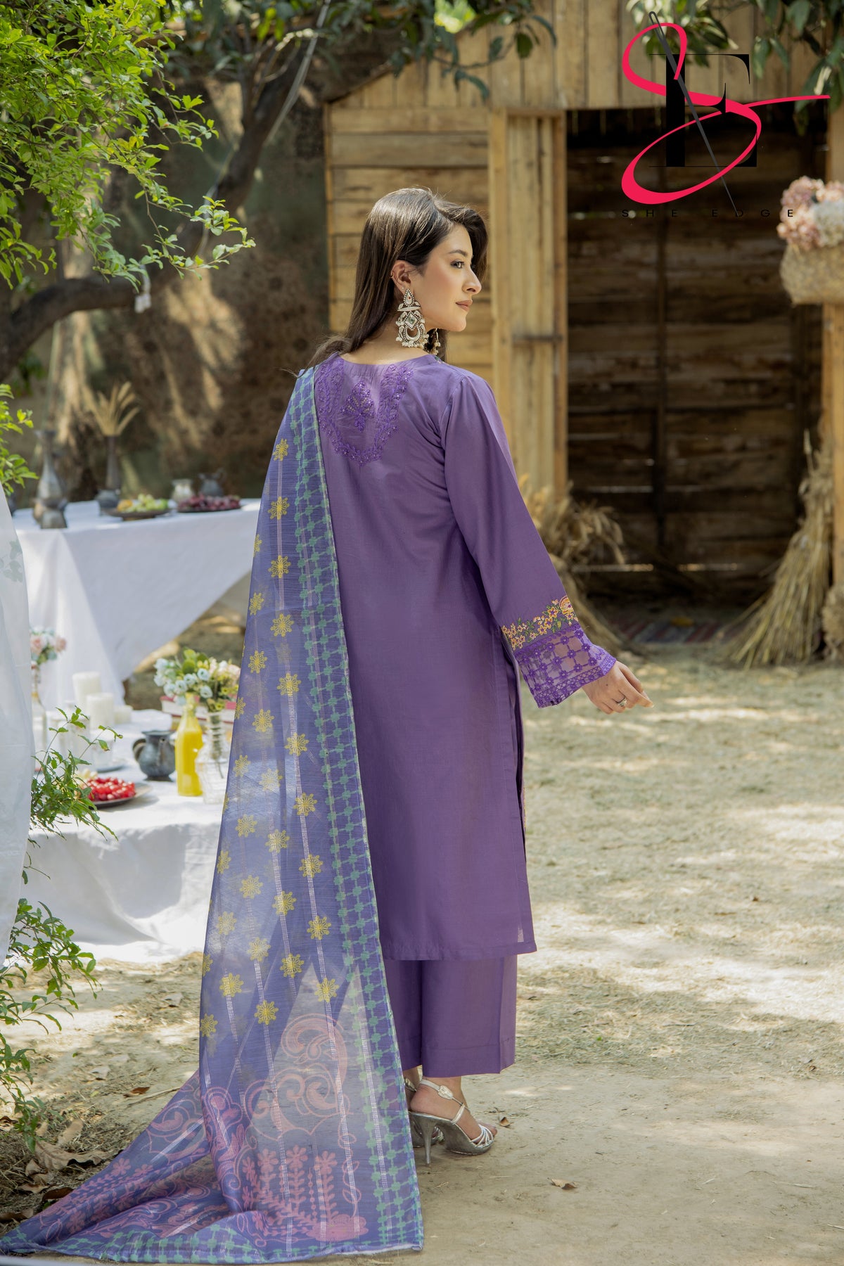 Three Piece Stitched Embroidered Suit - Summers 2025