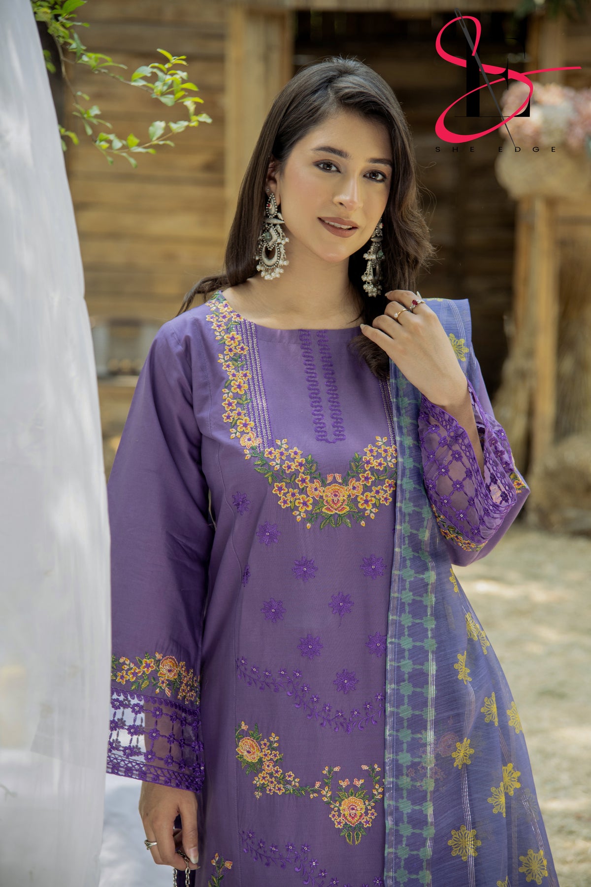 Three Piece Stitched Embroidered Suit - Summers 2025