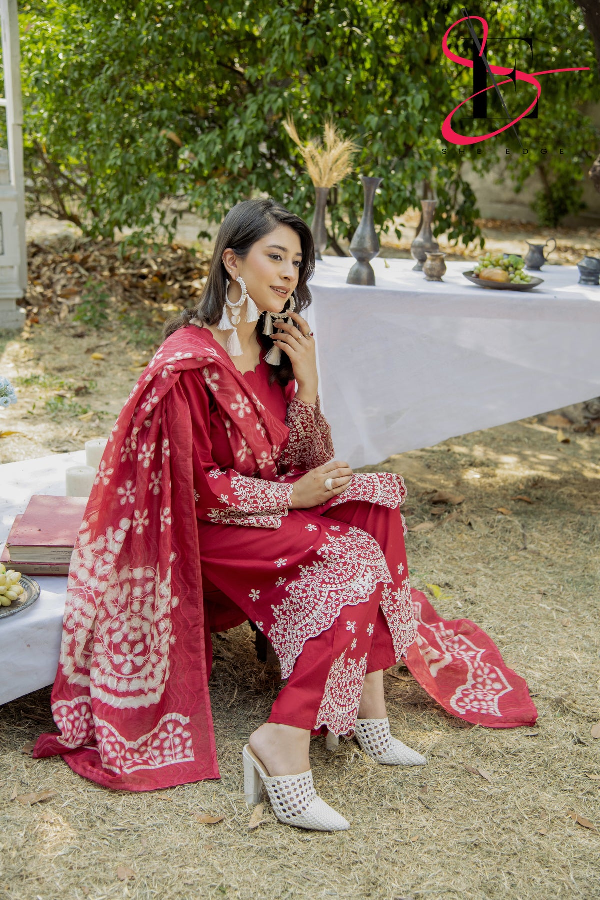 Three Piece Stitched Embroidered Suit - Summers 2025