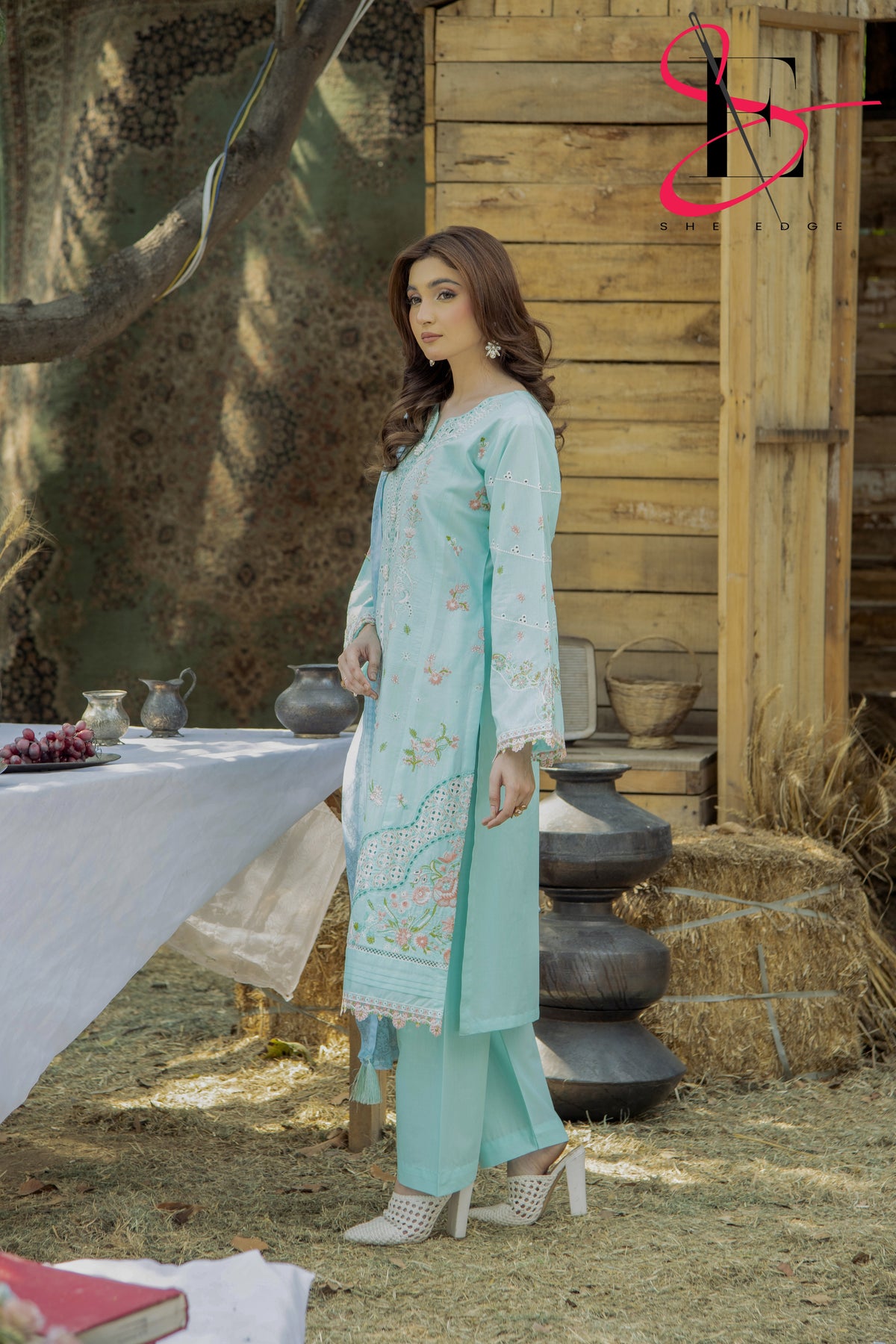 Three Piece Stitched Embroidered Suit - Summers 2025