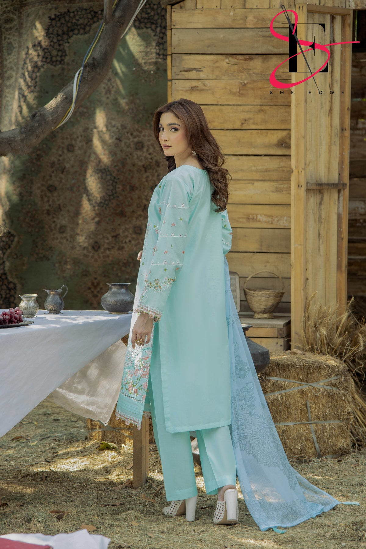 Three Piece Stitched Embroidered Suit - Summers 2025