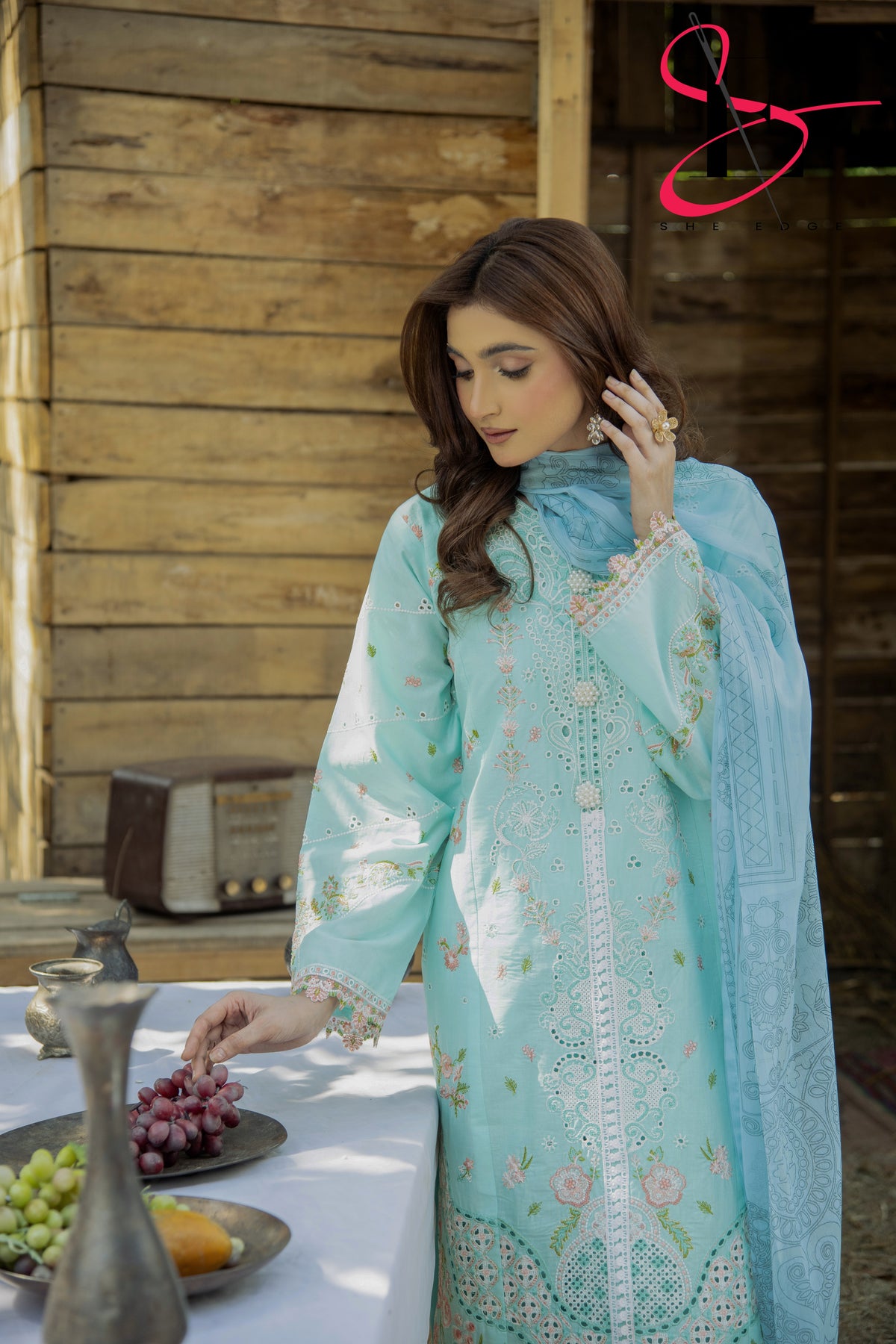Three Piece Stitched Embroidered Suit - Summers 2025