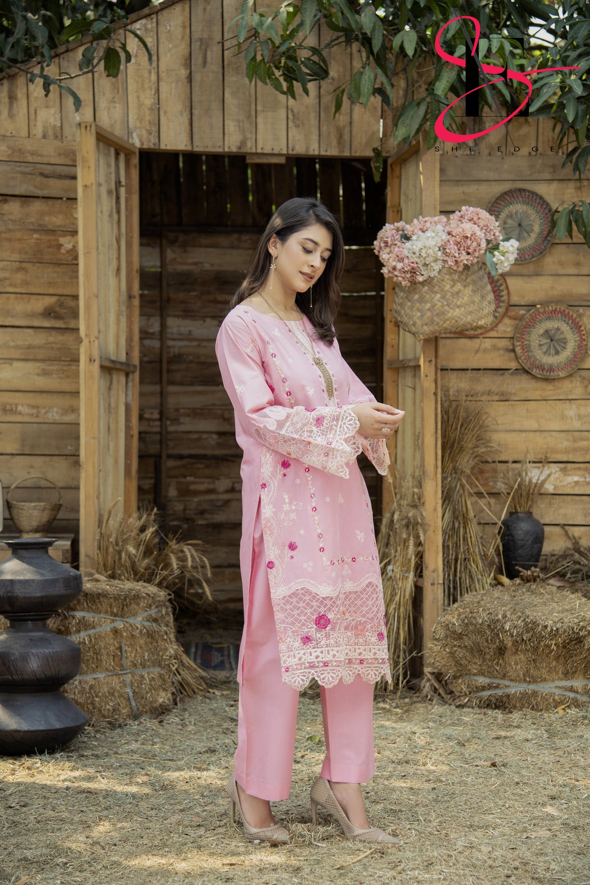 Two Piece Stitched Embroidered Suit - Summers 2025