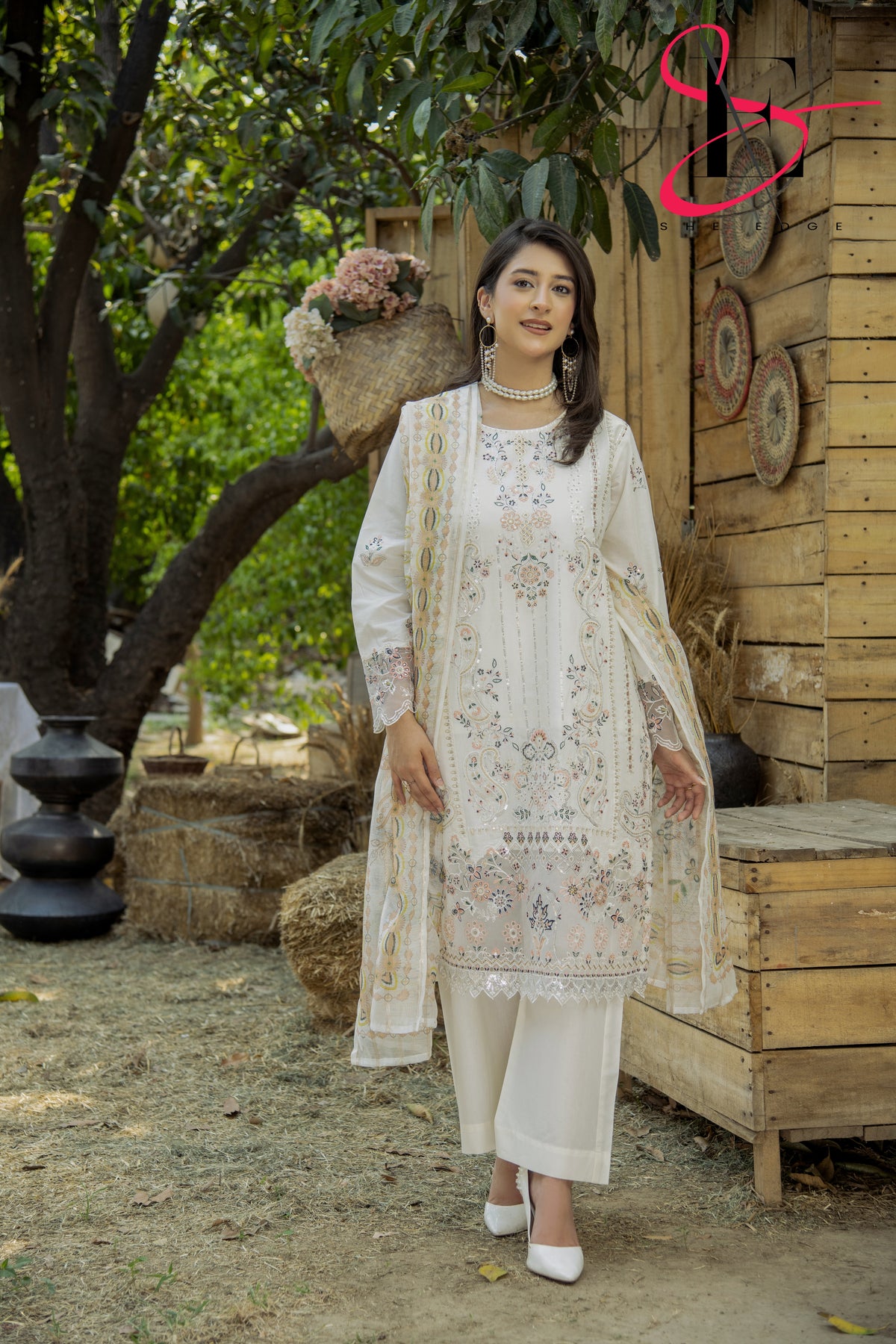 Three Piece Stitched Embroidered Suit - Summers 2025