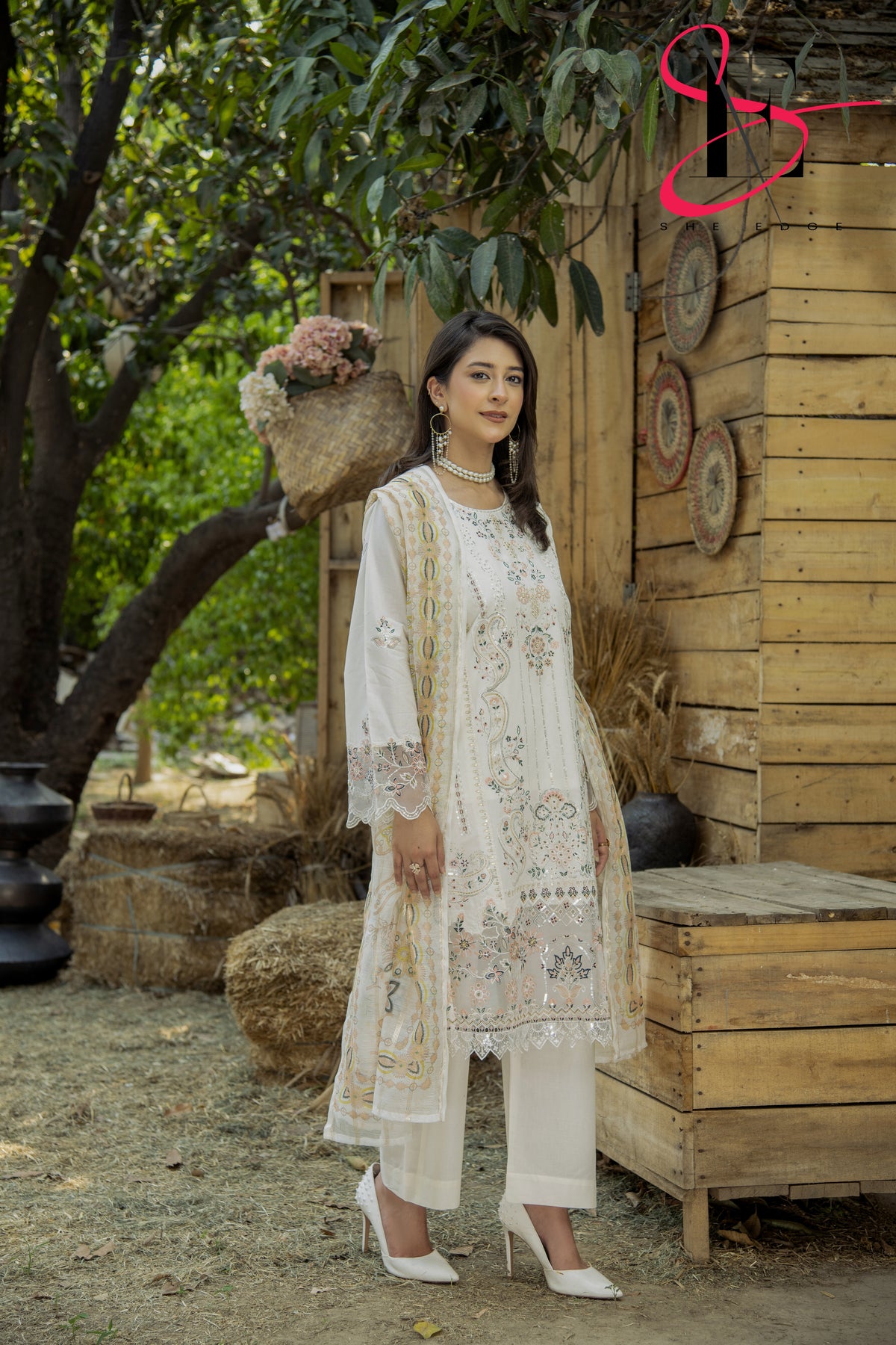 Three Piece Stitched Embroidered Suit - Summers 2025