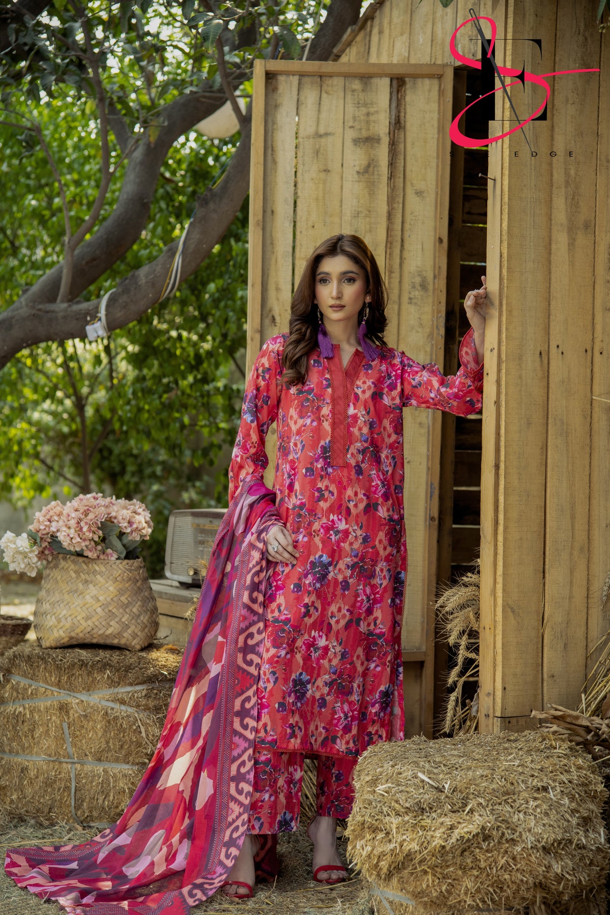 Three Piece Printed Stitched Embroidered Suit - Summers 2025