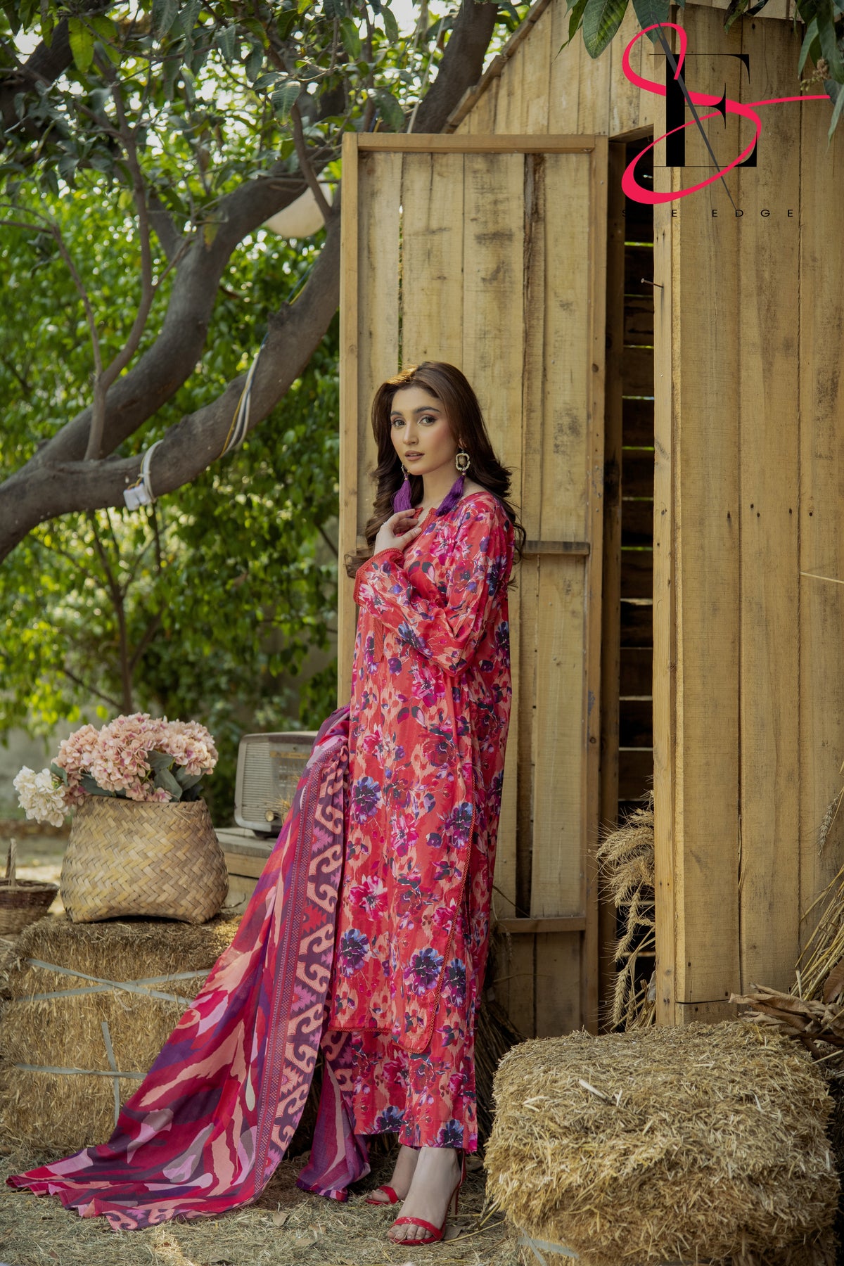 Three Piece Printed Stitched Embroidered Suit - Summers 2025