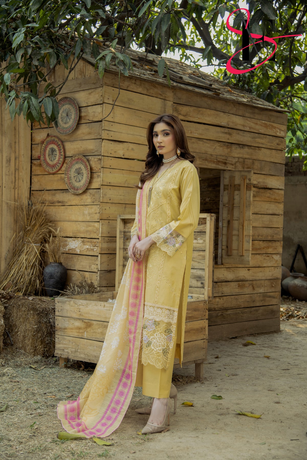 Three Piece Stitched Embroidered Suit - Summers 2025