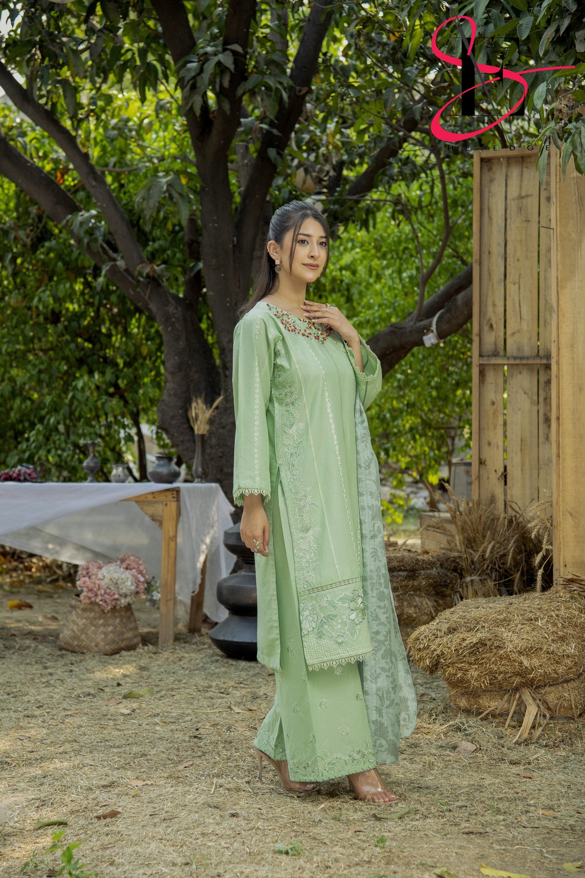 Three Piece Stitched Embroidered Suit - Summers 2025