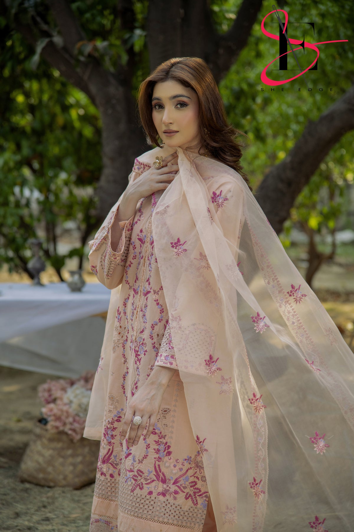 Three Piece Stitched Embroidered Suit - Summers 2025