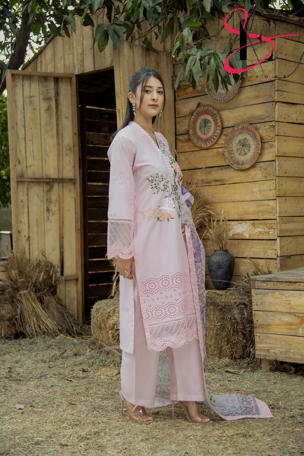 Three Piece Stitched Embroidered Suit - Summers 2025