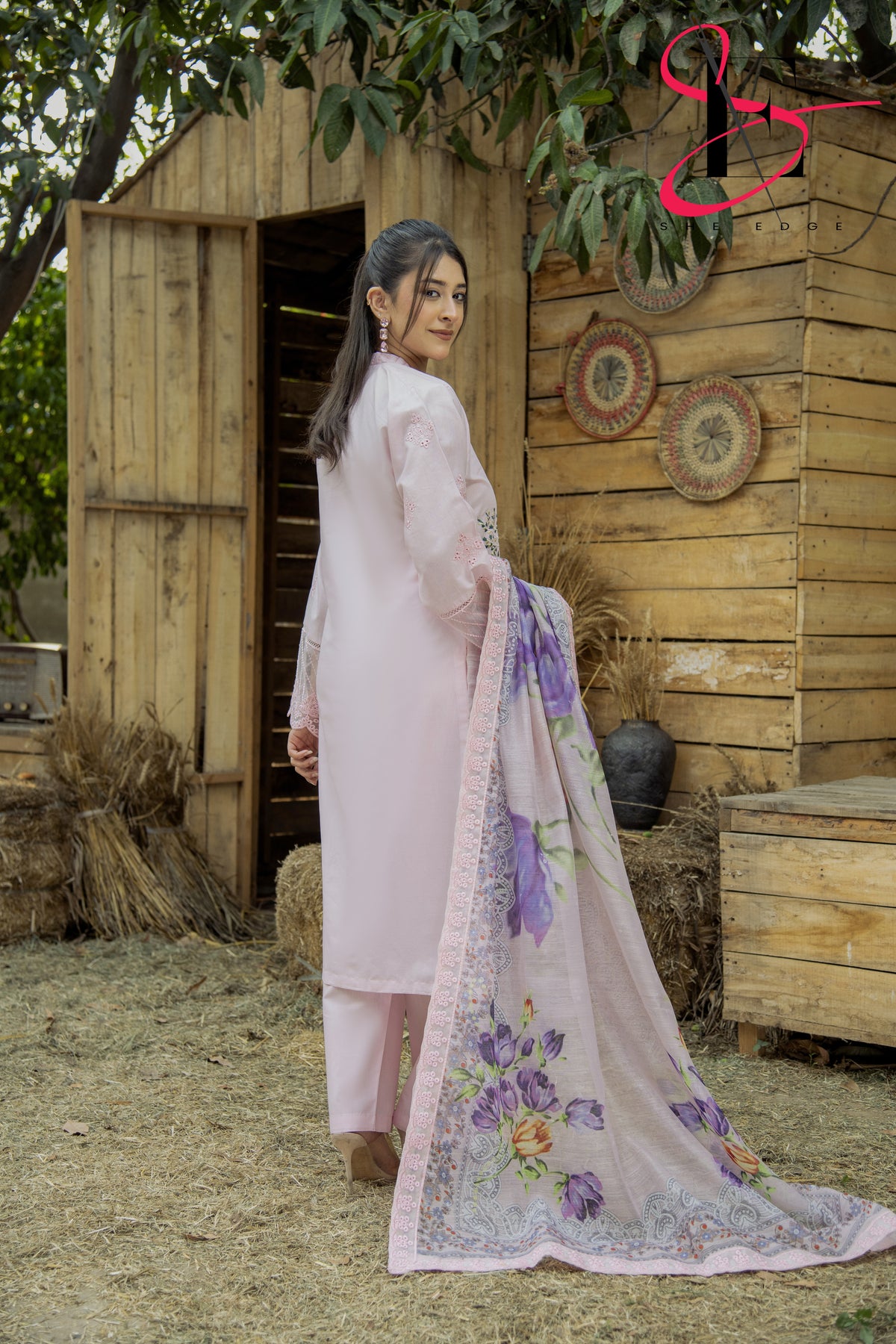 Three Piece Stitched Embroidered Suit - Summers 2025