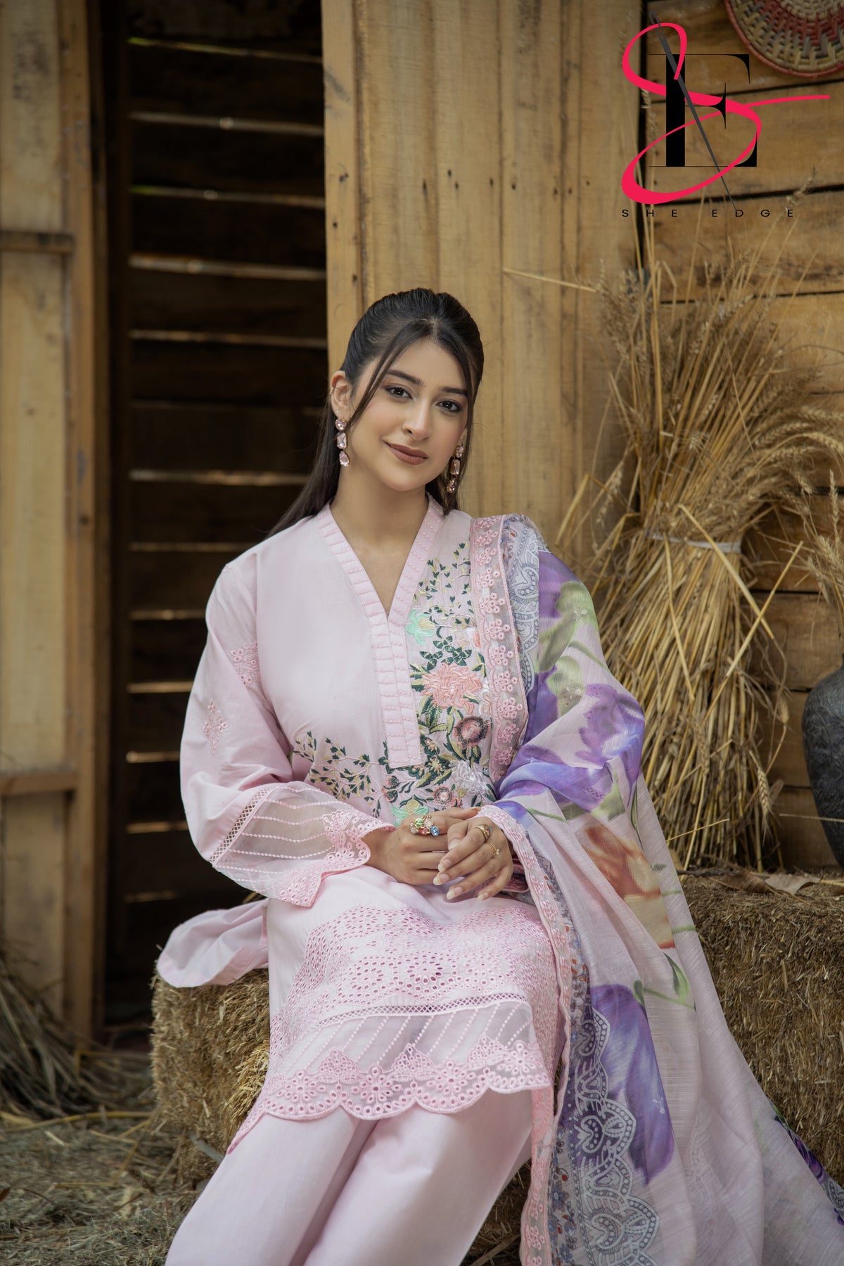 Three Piece Stitched Embroidered Suit - Summers 2025