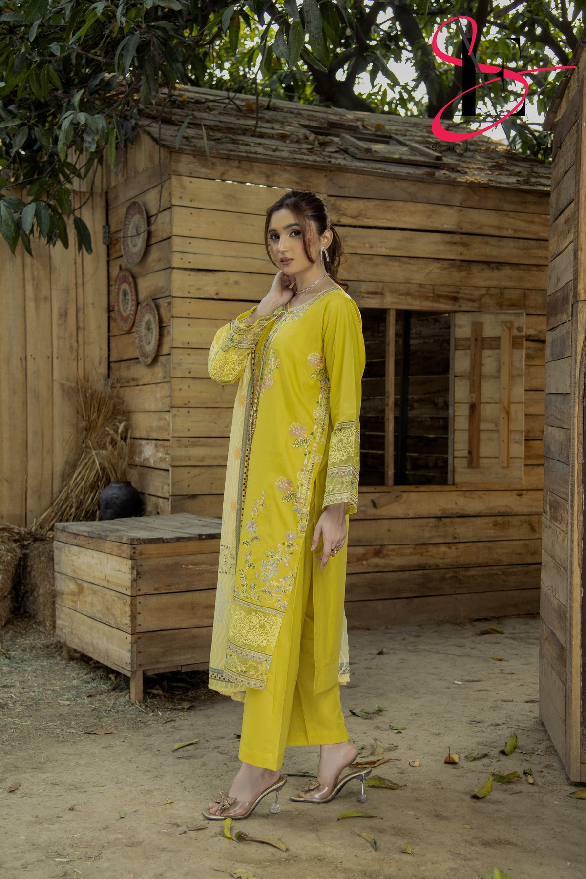 Three Piece Stitched Embroidered Suit - Summers 2025