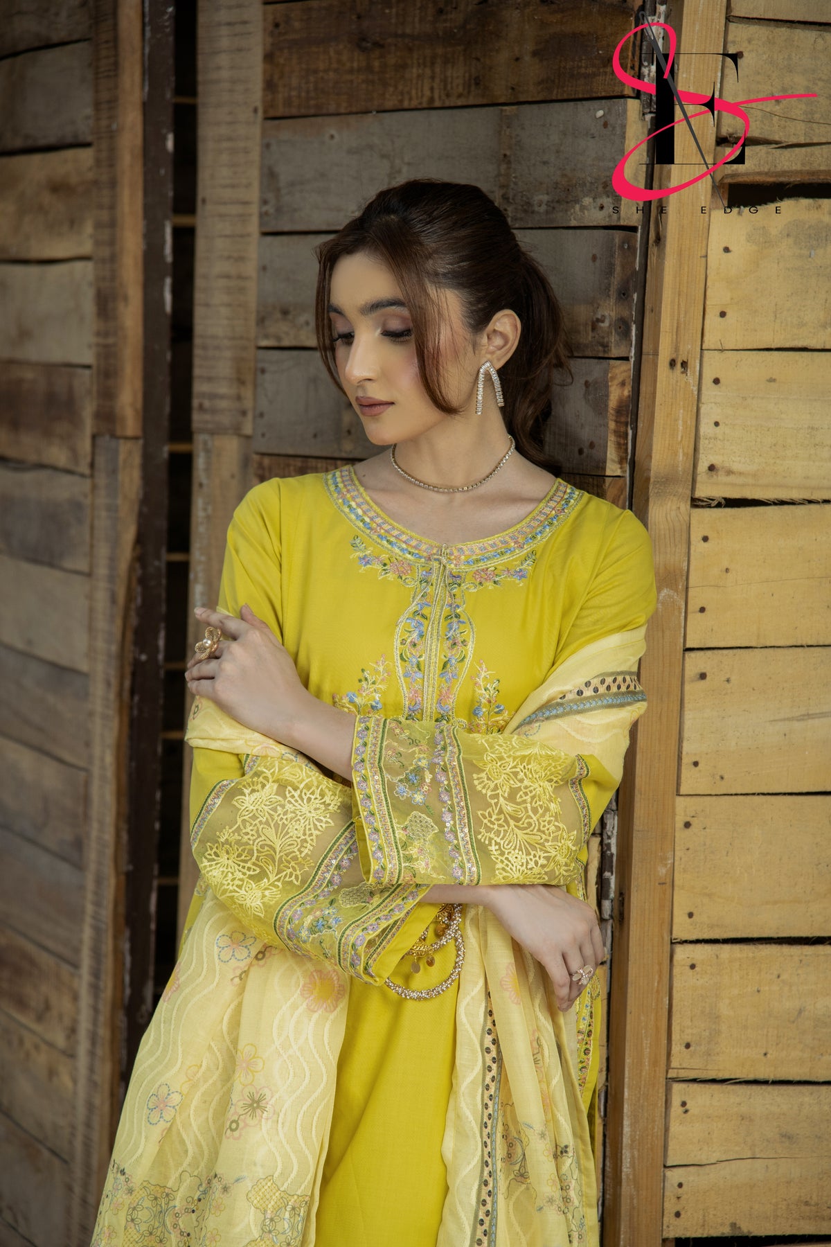 Three Piece Stitched Embroidered Suit - Summers 2025