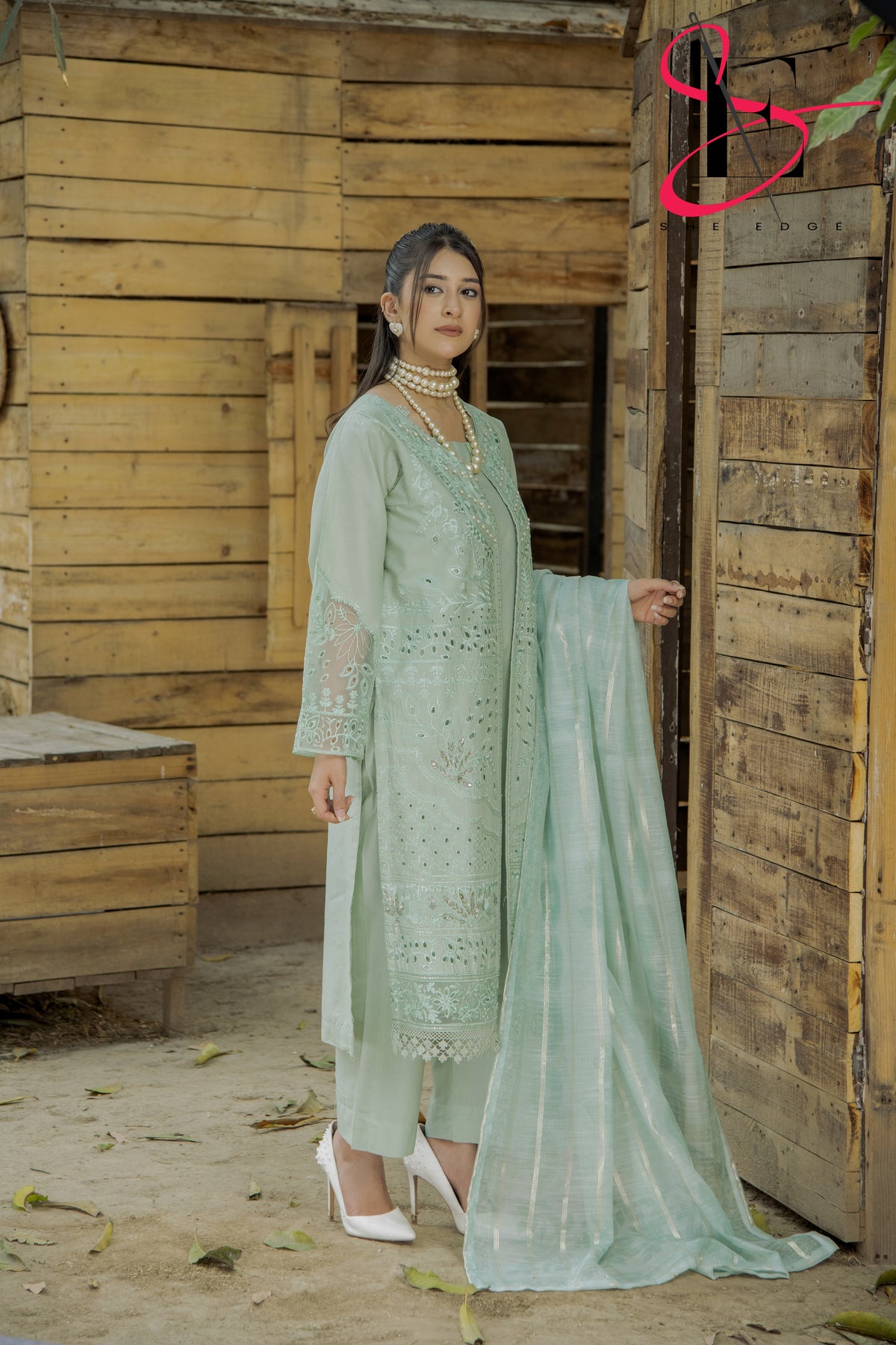 Three Piece Stitched Embroidered Suit - Summers 2025