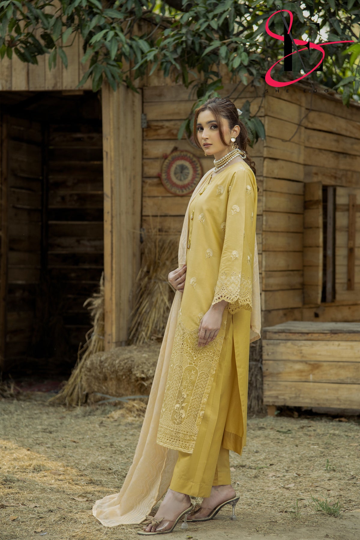 Three Piece Stitched Embroidered Suit - Summers 2025