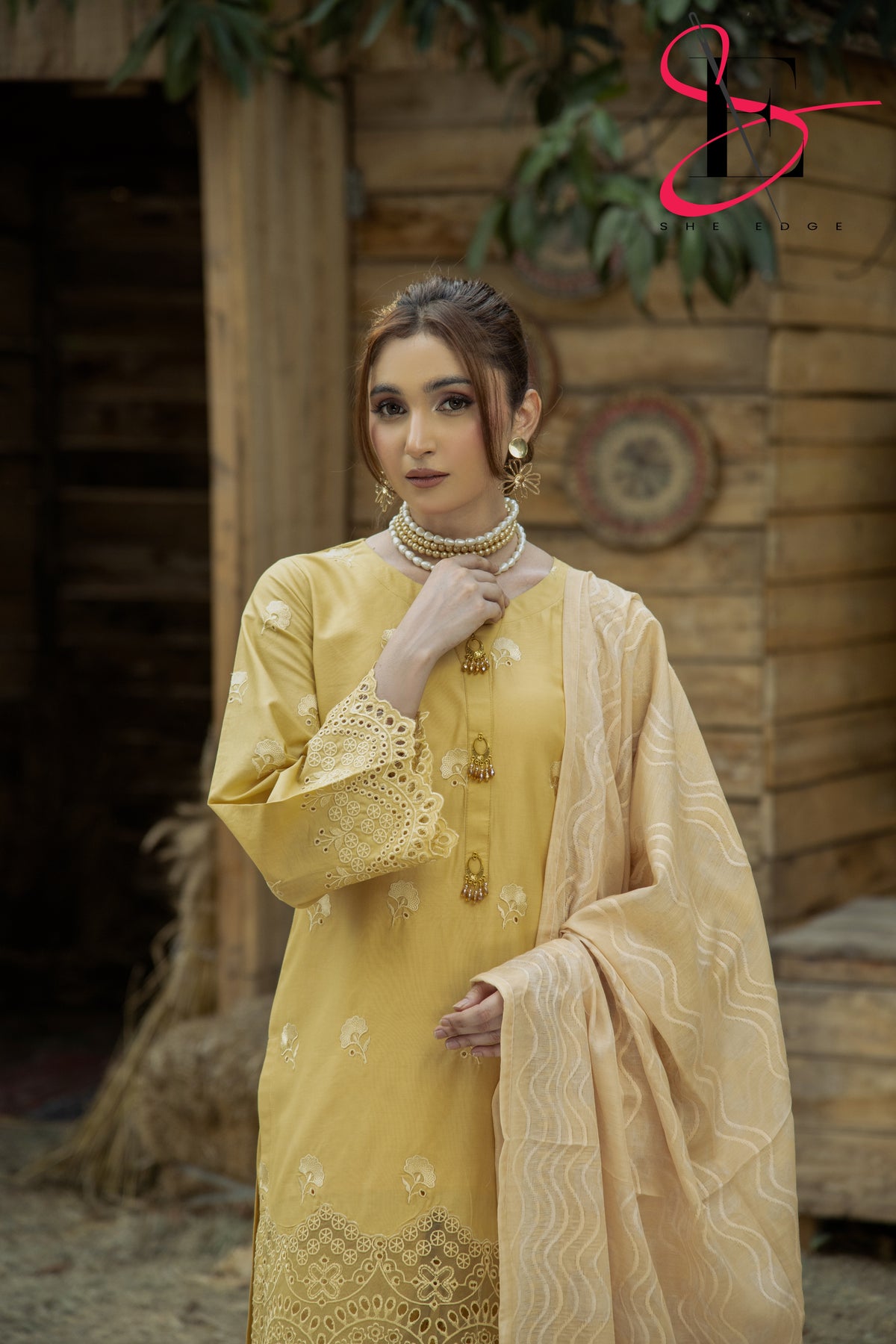 Three Piece Stitched Embroidered Suit - Summers 2025