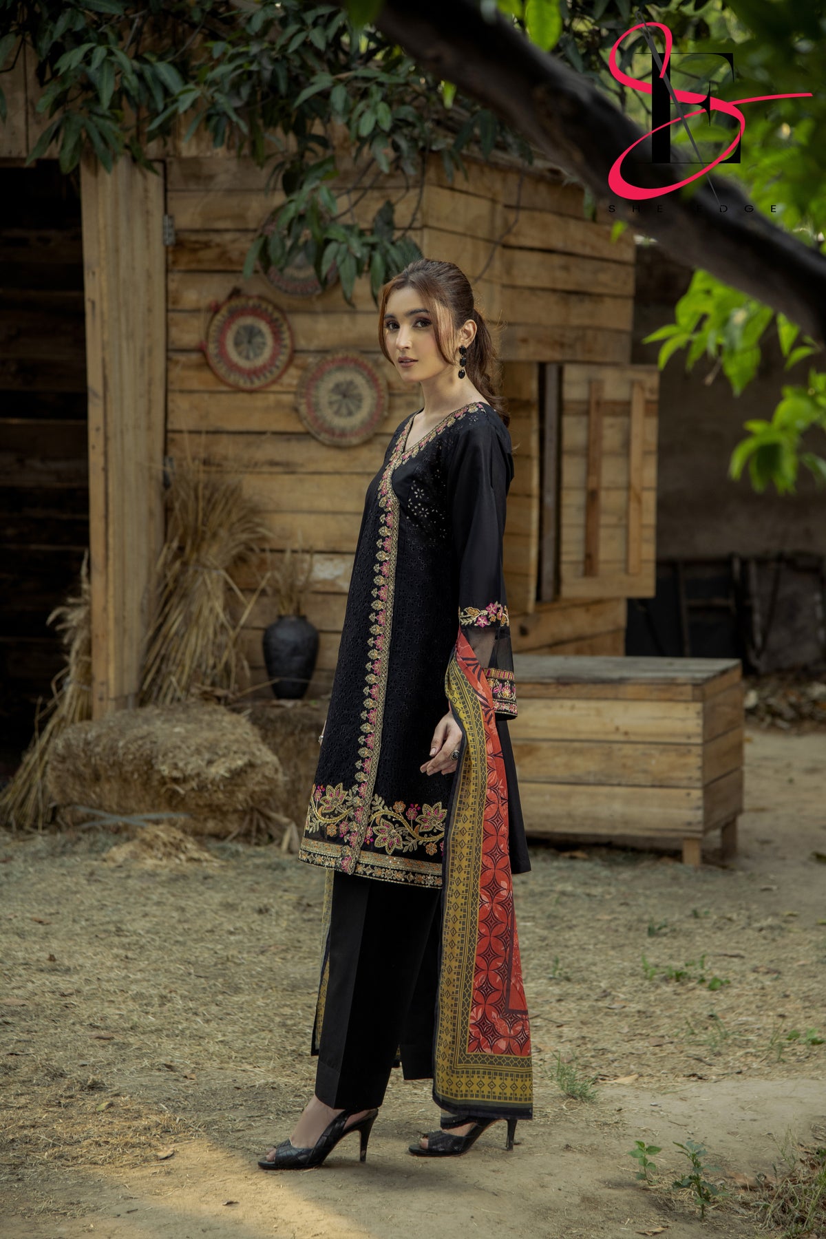 Three Piece Stitched Embroidered Suit - Summers 2025