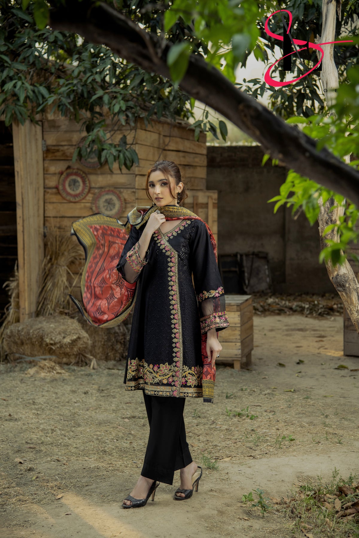 Three Piece Stitched Embroidered Suit - Summers 2025